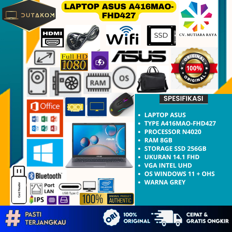 LAPTOP ASUS A416MAO-FHD427