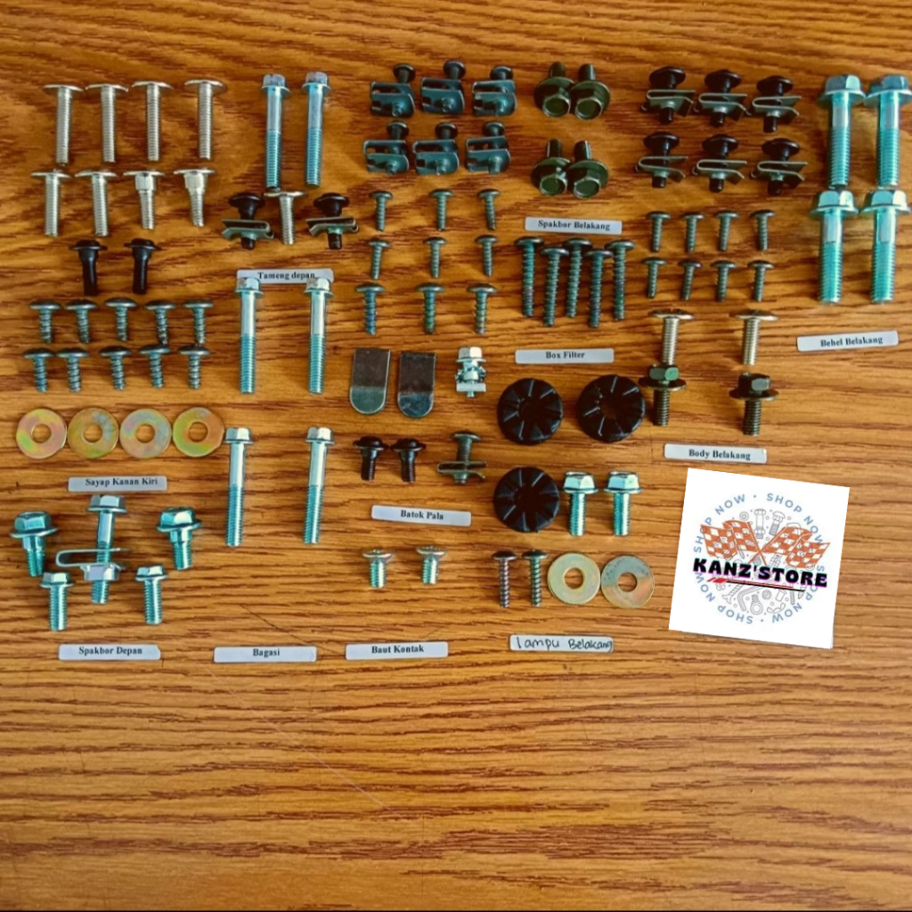 Baut Supra Fit New Full Set / Baut Full Body Motor Supra Fit