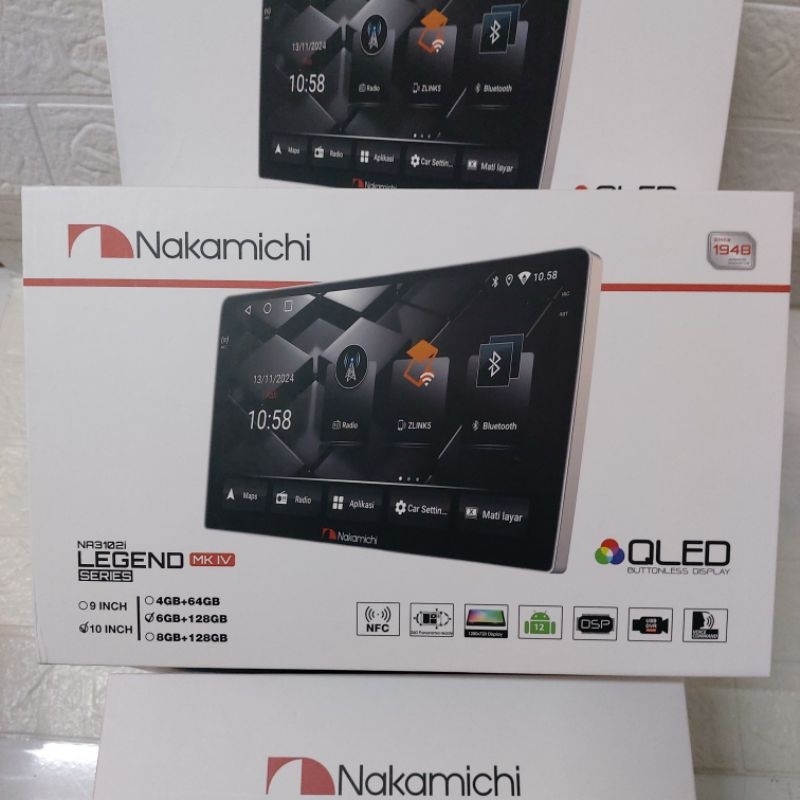 HEAD UNIT ANDROID NAKAMICHI MK IV 9"/10" LEGEND SERIES