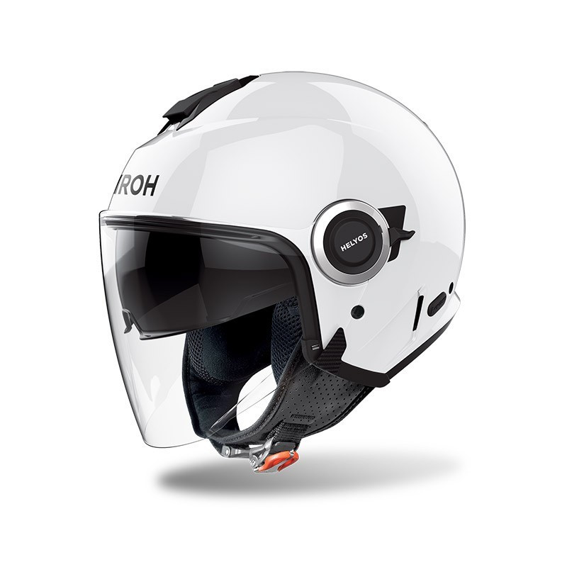 HELM AIROH HELYOS WHITE GLOSS HELMET HALF FACE AIROH ORIGINAL