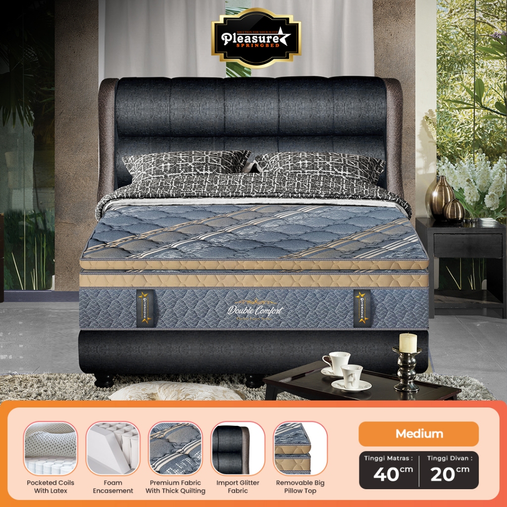 SPRINGBED PLEASURE - DOUBLE COMFORT
