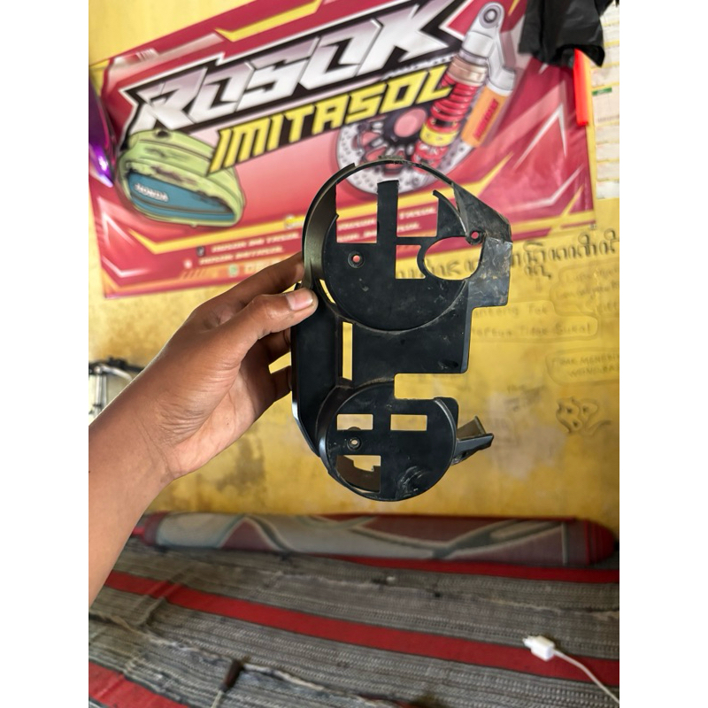 cover bawah spidometer pece tiger pece original cepotan