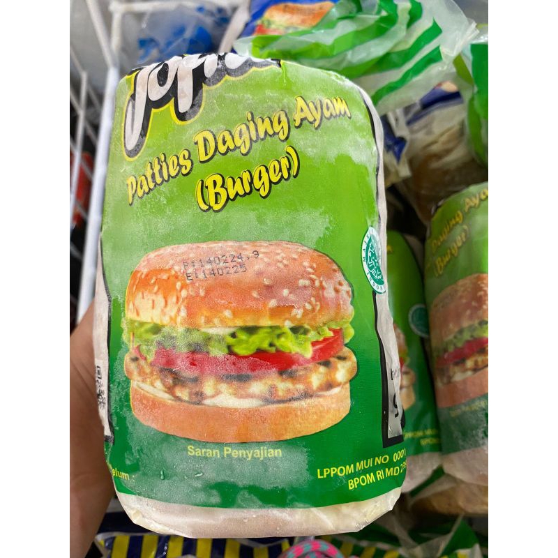 

daging burger ayam jofrans 900gr