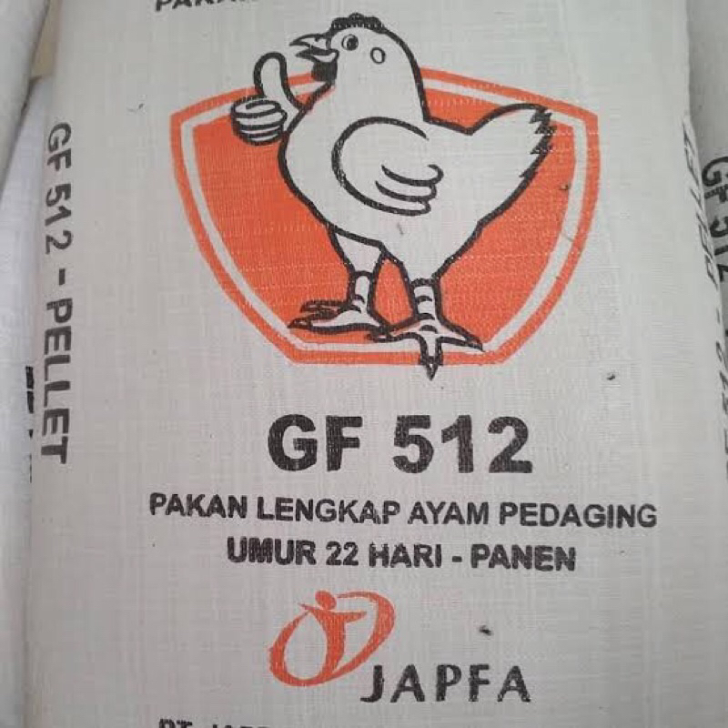 Pakan Ayam GF 512/511 biasa kemasan 50kg