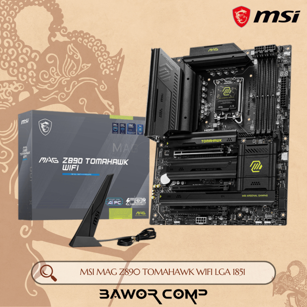 Motherboard MSI MAG Z890 TOMAHAWK WIFI Mobo for Intel Core Ultra LGA 1851 ATX