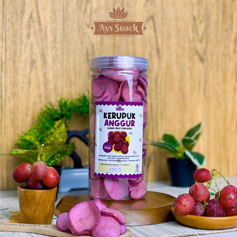 

Kerupuk Anggur ( GRAPE FRUIT CRACKERS )