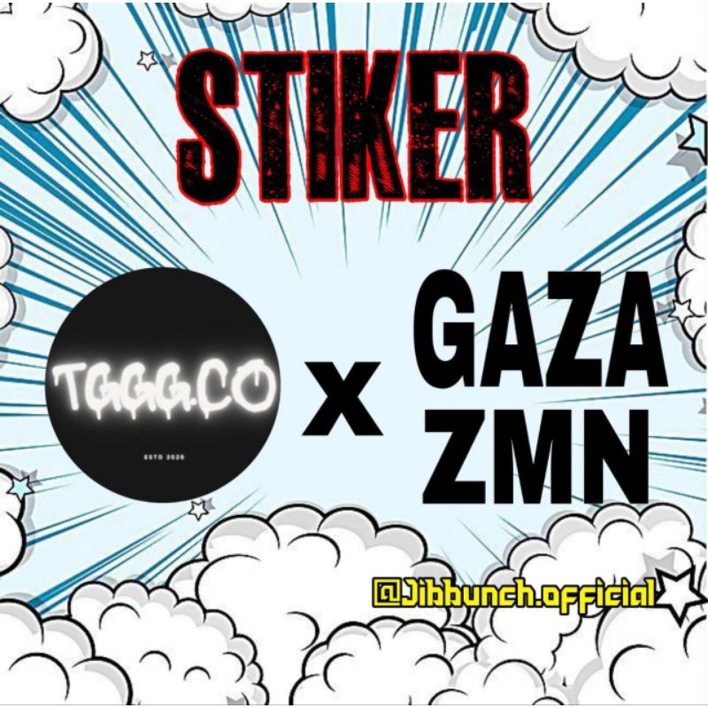 

STIKER TGGG & GAZA14 VINYL Laminasi Anti Air Cutting