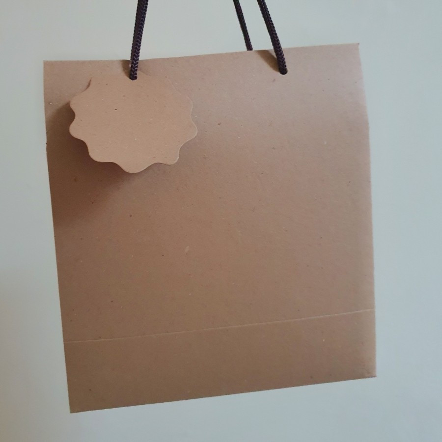 

Gable Box Material Kraft Free Tag Dus Hampers Tenteng 19x9x15.5 cm