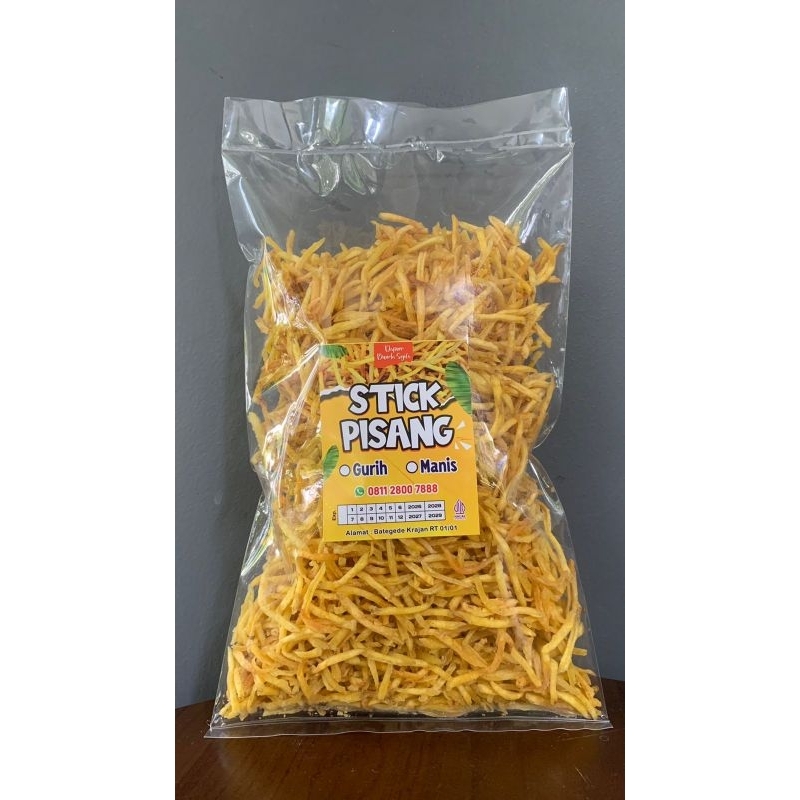 

STIK PISANG kremes banget asin gurih 300gr (varian keripik pisang)