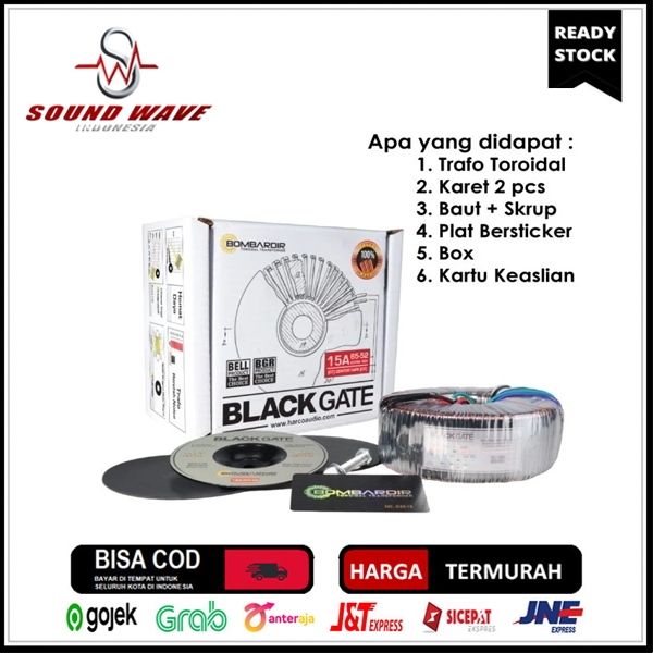 TRAFO TOROIDAL 15A CT 56-65V BLACKGATE DONAT