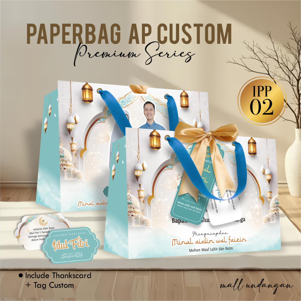 

TAS HAMPRES FULL COLOUR - PAPER BAG BAHAN AP FREE FOTO - ISLAMI PREMIUM PAPERBAG [IPP]