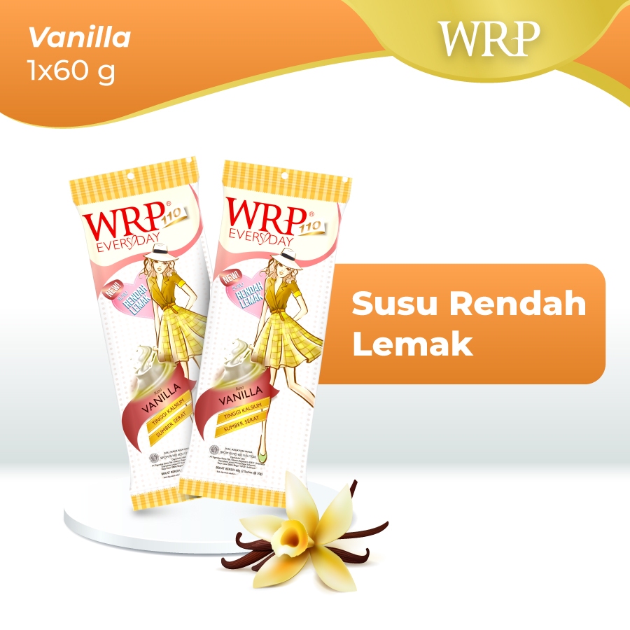 

WRP Low Fat Milk Vanilla 60g - Susu Rendah Lemak (Flash Sale)
