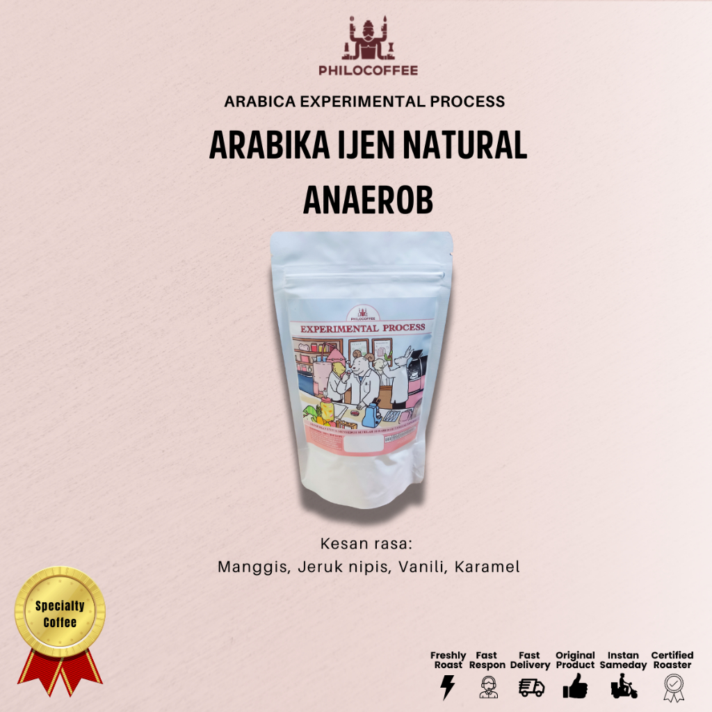 

Biji Kopi Arabika Ijen Natural Anaerob 150g