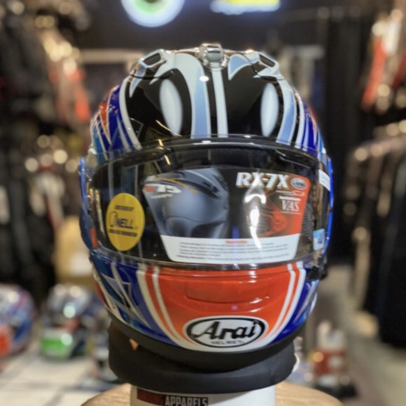 Arai Full Face Helmet RX-7X Nakano Rabbit Red 2003 SNI Arai rx7x japan