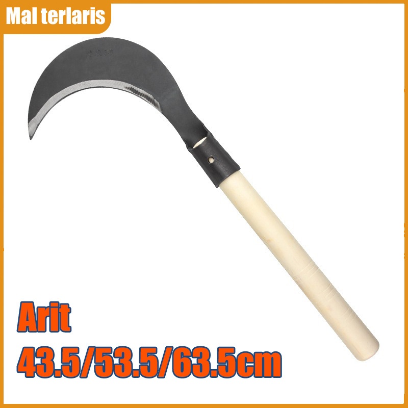 READY STOCK Arit/Sabit Untuk Memotong Rumput Dan Memanen Sayuran Perkakas Kebun Sabit Rumput/Sabit