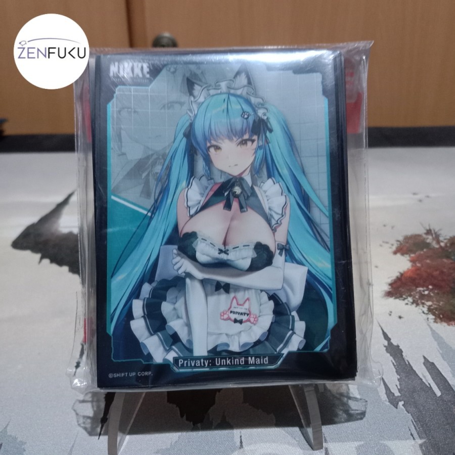 NIKKE Privaty Unkind Maid Card Sleeves | Goddess of Victory TCG Sleeve Mat Foil Chara Sleeve Collect