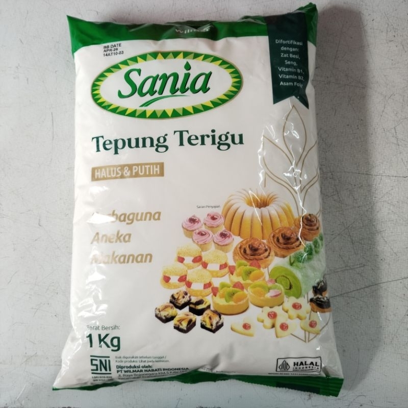 

Sania Tepung terigu 1kg
