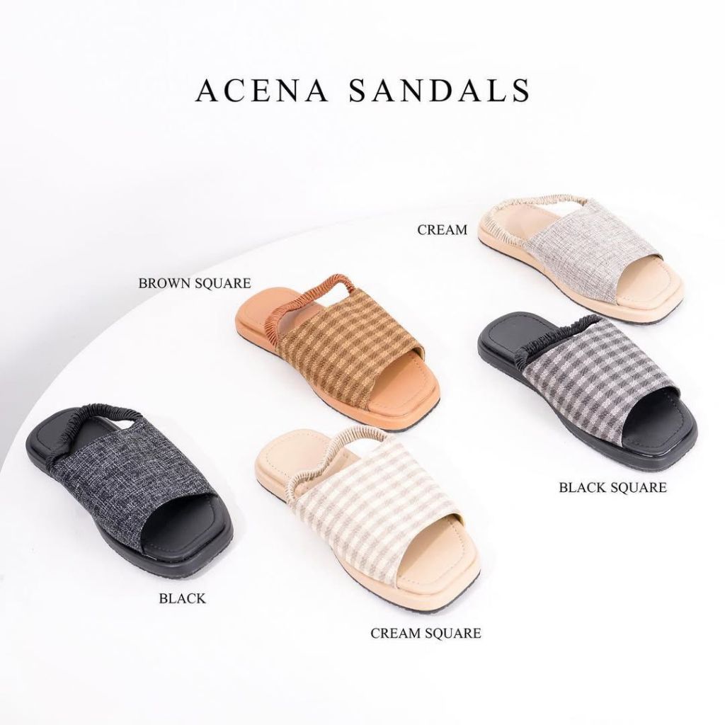 Acena Sandal Wanita Terbaru Sandal Teplek Wanita Tali Belakang
