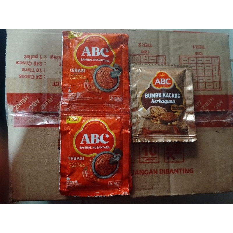 

sambe trasi dan bumbu kacang abc