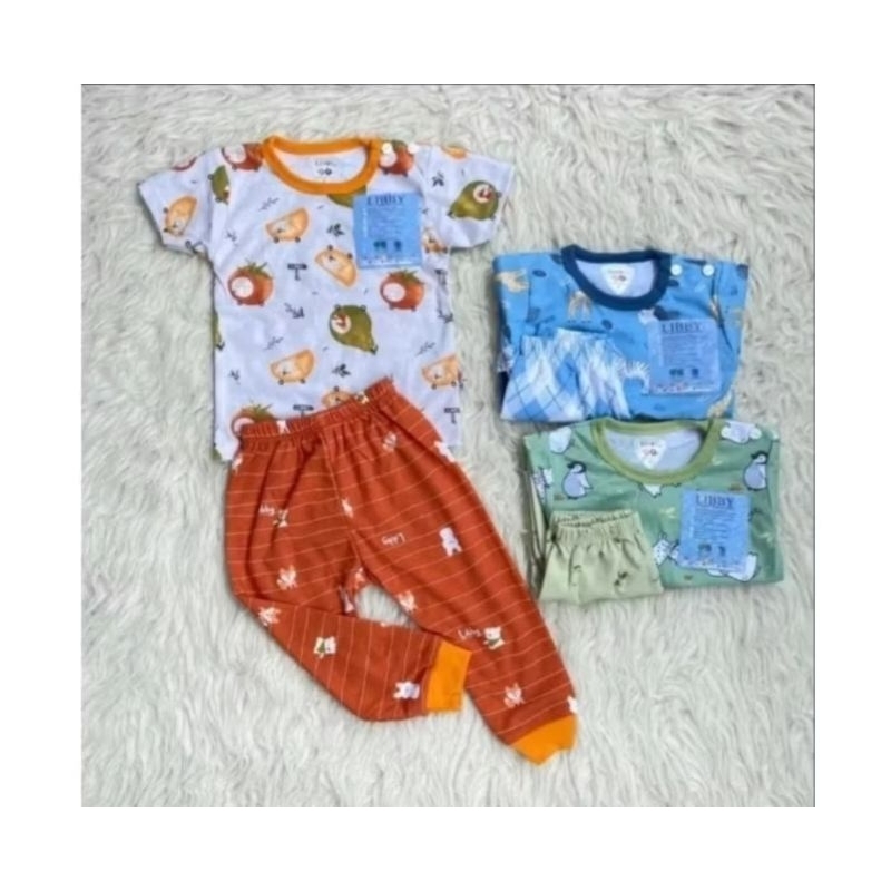 LIBBY BABY THE TERRACE STORY 3 SETEL CPR OBLONG PENDEK CELANA PANJANG RIP S M L 2L XL XXXL/PIYAMA BA
