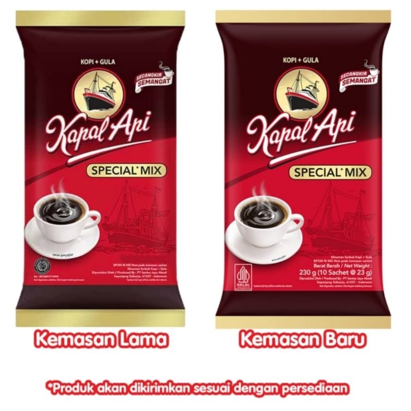 

Kapal Api Kopi Bubuk Instan Special Mix 10x23 Gram By Santos Jaya Abadi Tstore