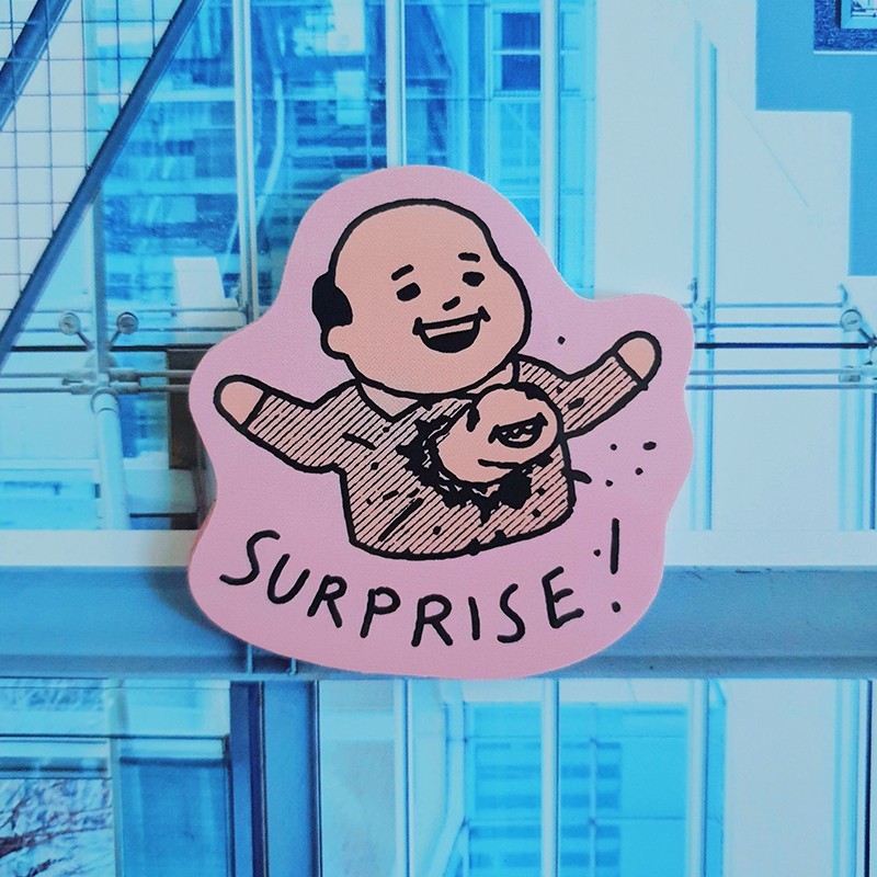 

Chestburster - Surprise - Vinyl Sticker