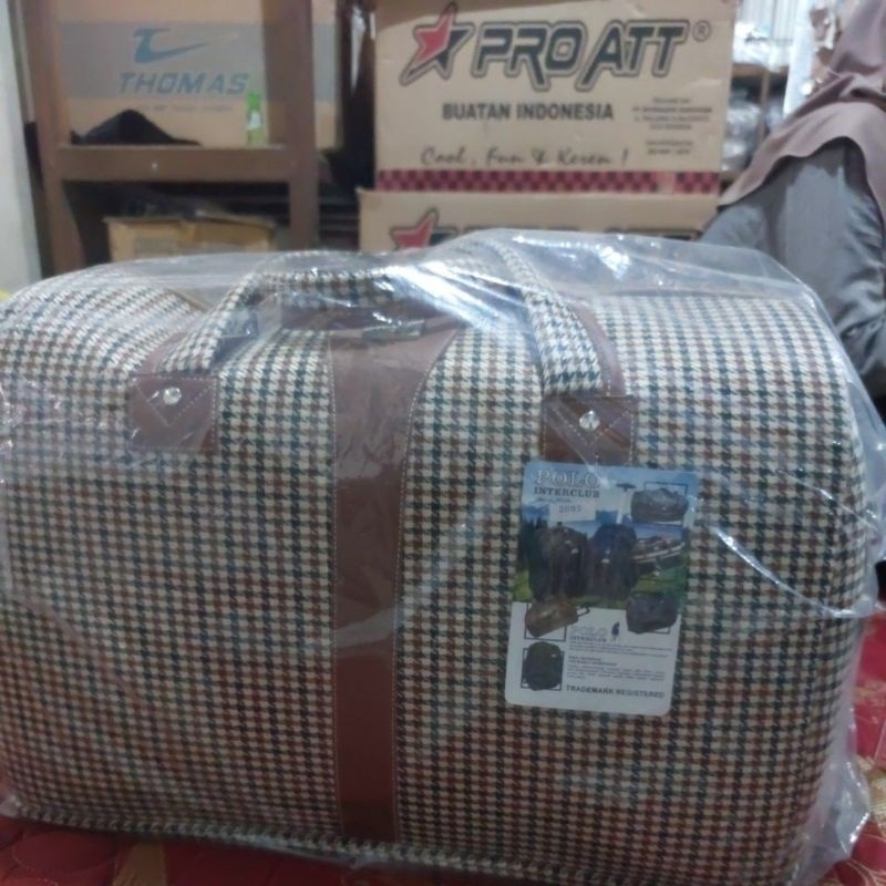 tas pakaian wanita polo interclub original 16inc