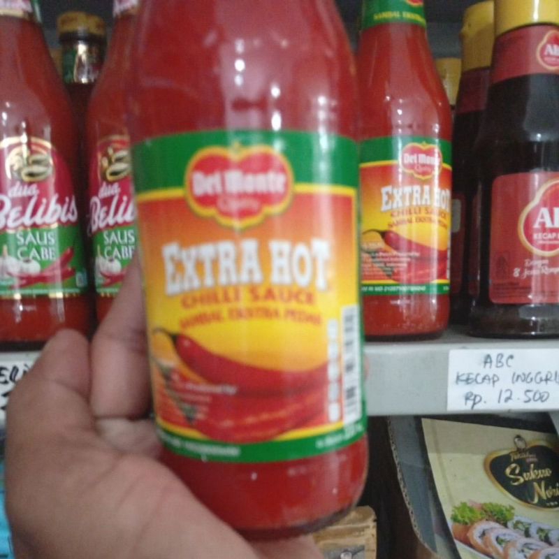

Delmonte Extra hot sambal extra pedas UK 330 ml
