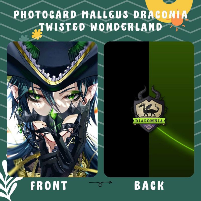 PHOTOCARD MALLEUS DRACONIA TWISTED WONDERLAND CETAK 2 SISI TERMURAH