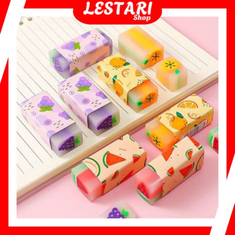 

❤ LS ❤ PENGHAPUS FRUIT & ANIMAL LUCU PENGHAPUS PENSIL MOTIF BUAH & HEWAN