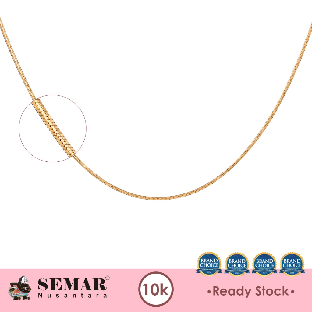 Kalung Emas Felicia Polos 10K Semar Nusantara