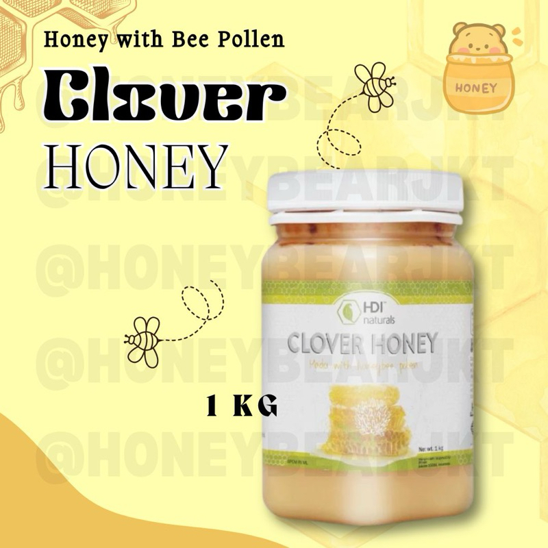 

MADU CLOVER HONEY 1kg ORIGINAL EXP TERBARU 2028 FREE SENDOK