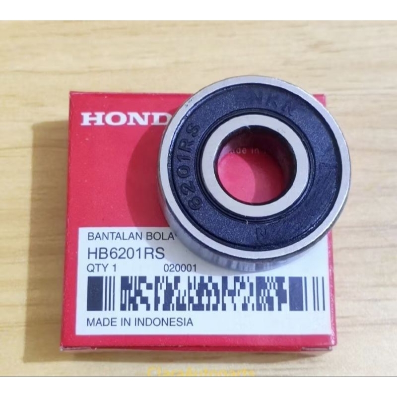 BEARING 6201 RS BANTALAN BOLA RODA DEPAN MATIC HONDA VARIO, HONDA SCOOPY, BEAT KLAHER 6201 ORIGINAL