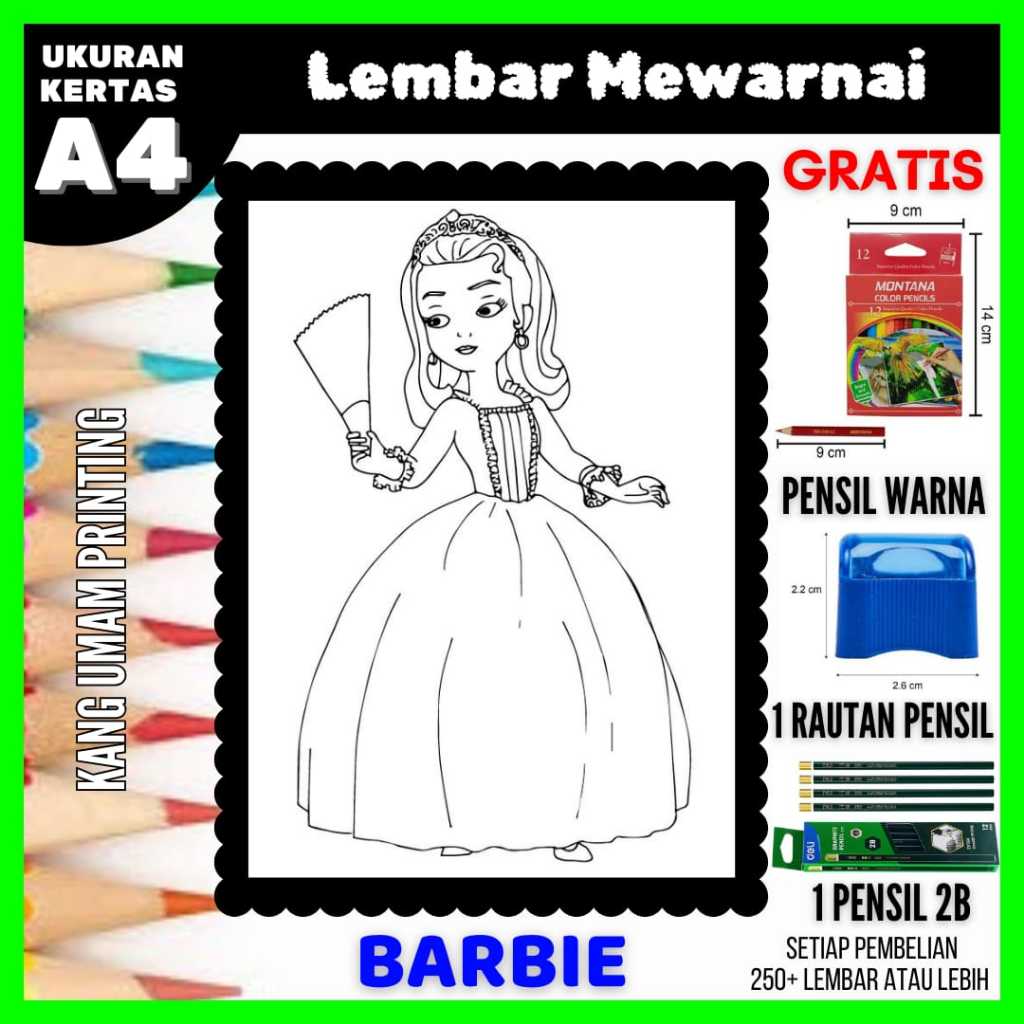 

Lembar Mewarnai Gambar Barbie / Princess Semua Usia Bagian 02,Gambar Sketsa, Kertas Mewarnai,Drawing