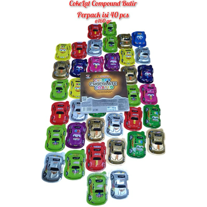 

COKLAT COMPOUND PUSAN | COKELAT BUTIR | PERPACK ISI 40 PCS