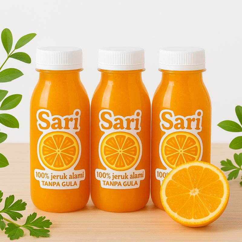 

Sari Jeruk Peras Alami 100%