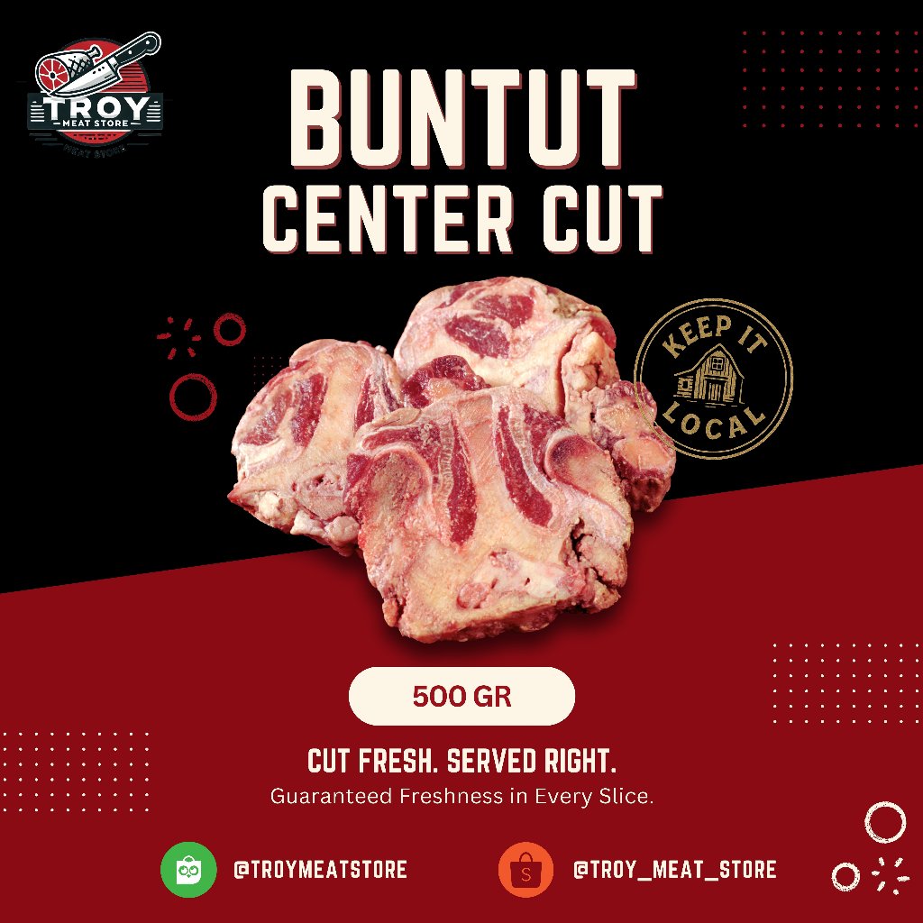 

Buntut Center Cut 500 Gram