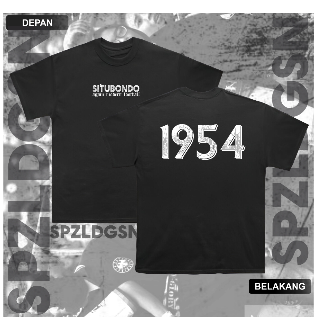 Kaos Suporter Situbondo Tshirt Situbondo Again Modern Football katun knitto