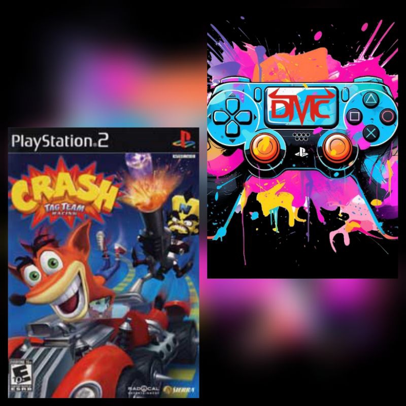 KASET PS2 crash tag team racing