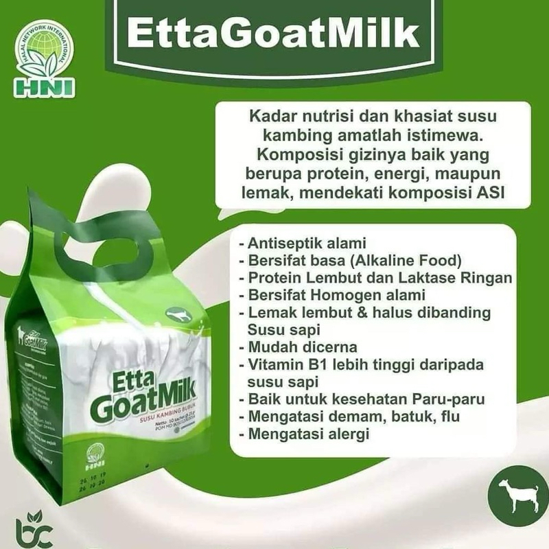 

HNI Etta Goat Milk