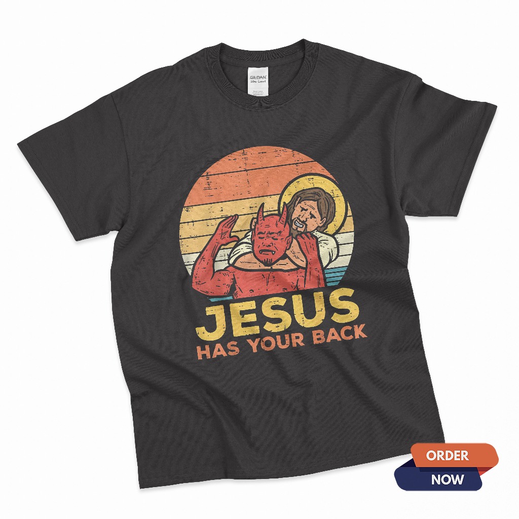 KAOS JESUS CRIST / BAJU ROHANI / PREMIUM COTTON PRIA WANITA