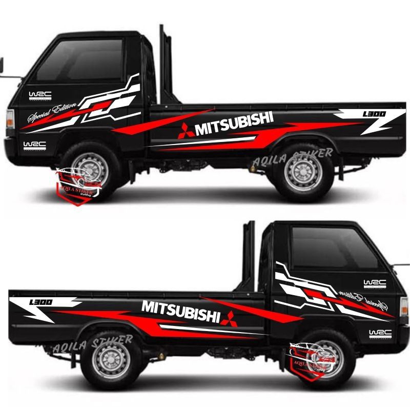 Sticker mobil pickup L300 sticker list terlaris mobil pickup Mitsubishi L300 stiker mobil pickup