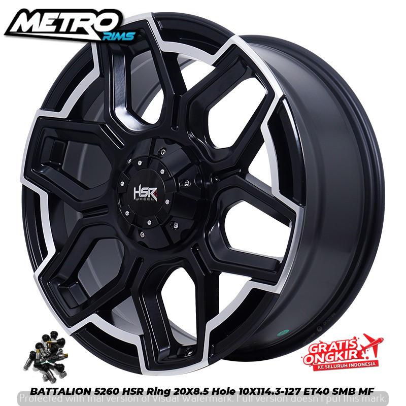 VELG SEMI OFFROAD GAGAH RING 20 MOBIL JEEP RUBICON WRANGLER PALISADE VELK HSR BATTALION R20X85