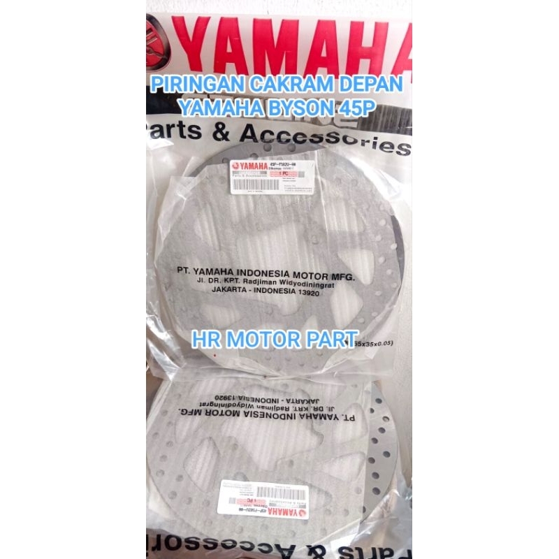 BYSON PIRINGAN CAKRAM DEPAN YAMAHA BYSON 45P