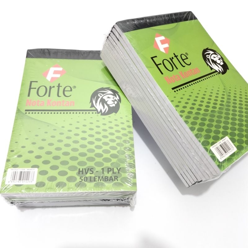 

1 Pak Nota Kontan Forte Kecil ( Isi 10 Buku ) / Nota Bon 1 Ply