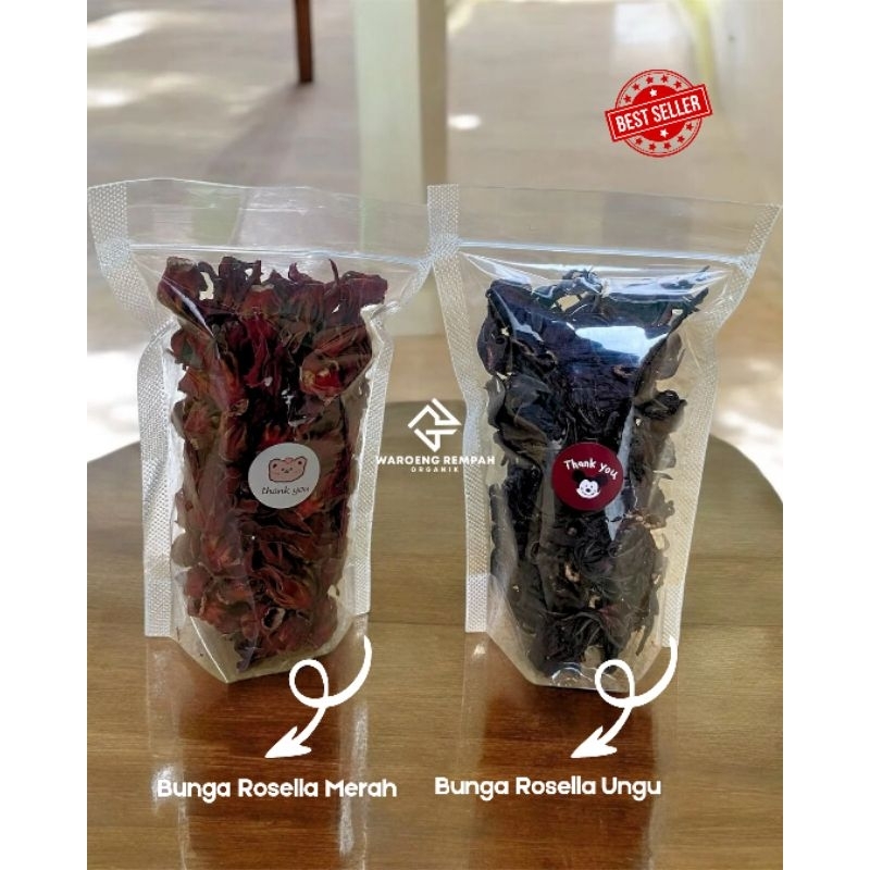

BUNGA ROSELLA MERAH 100 GRAM/BUNGA ROSELLA MERAH 50 GRAM/TEH ROSELLA MERAH - WAROENG REMPAH ORGANIK