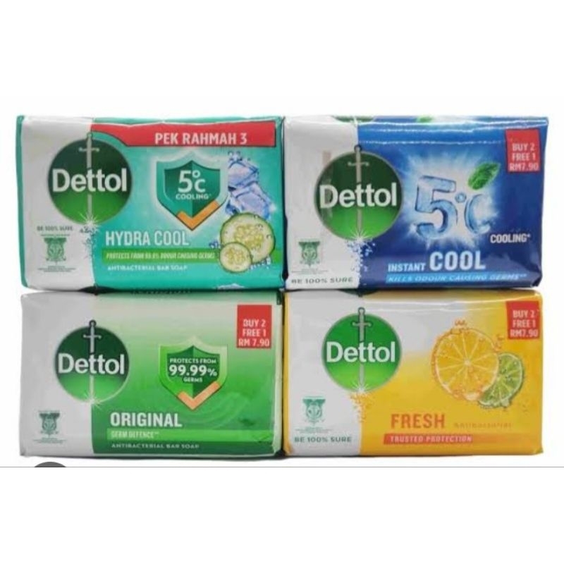 Dettol sabun batang 100gr