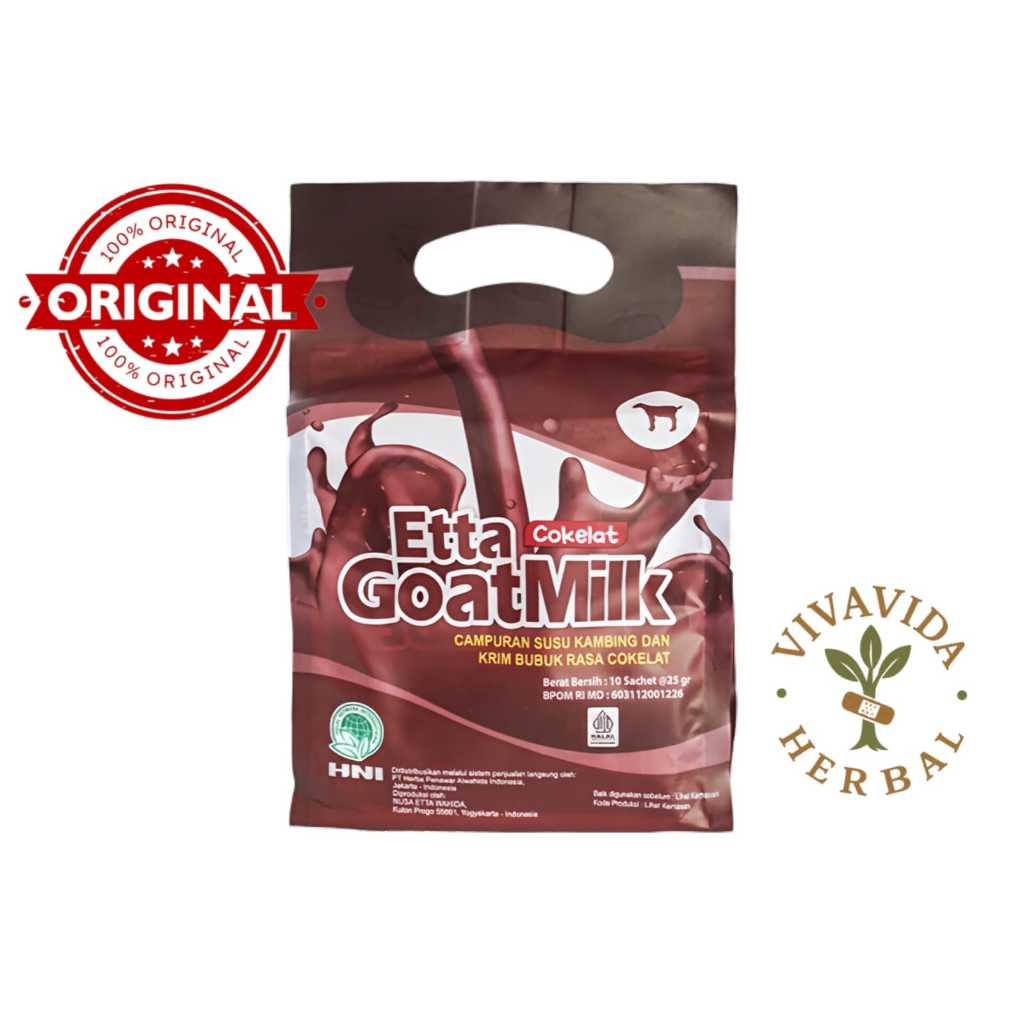 

ETTA GOAT MILK COKELAT (EGM) SUSU KAMBING RASA COKELAT