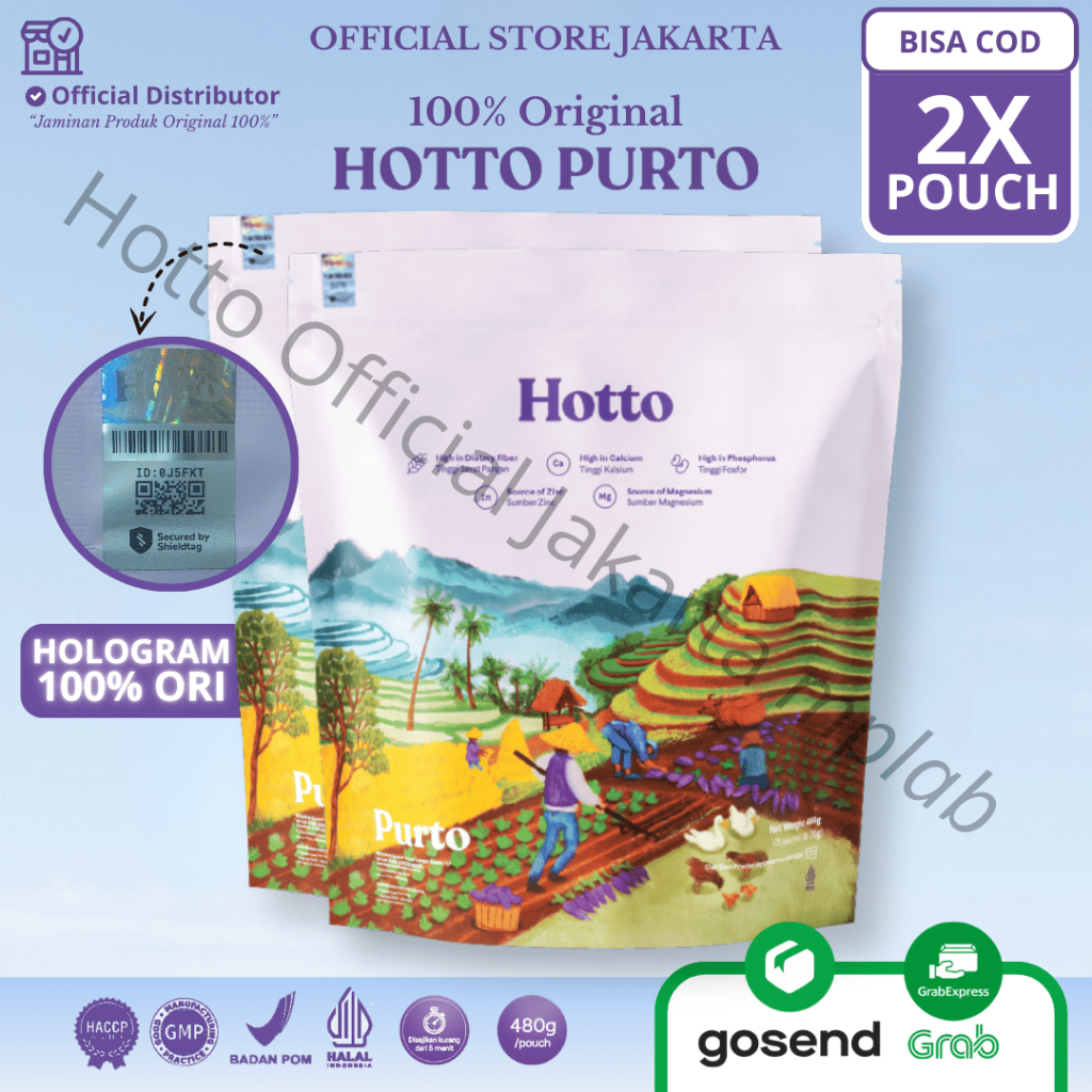 

FLASH SALE!!! Hotto Purto Oat 2 Pouch Isi 16 Sachets (TOTAL 32)