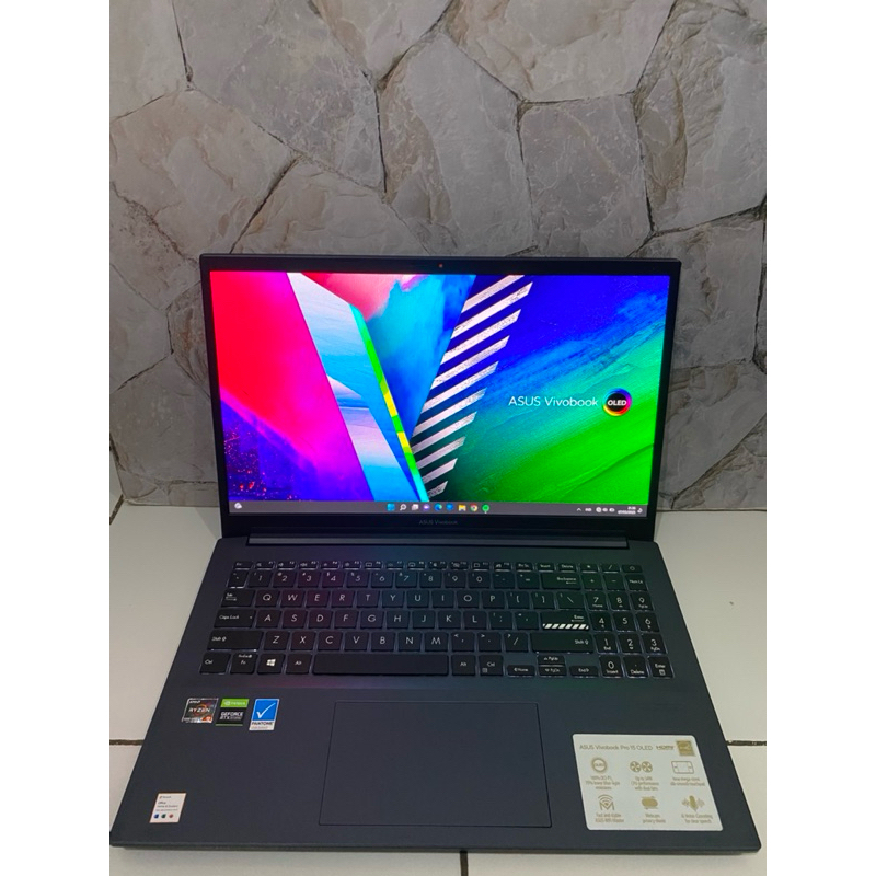 Asus vivobook pro oled 15 Ryzen 9-5900hx m3500qc ram 16/512 gb rtx 3050 4 gb win 11 ori